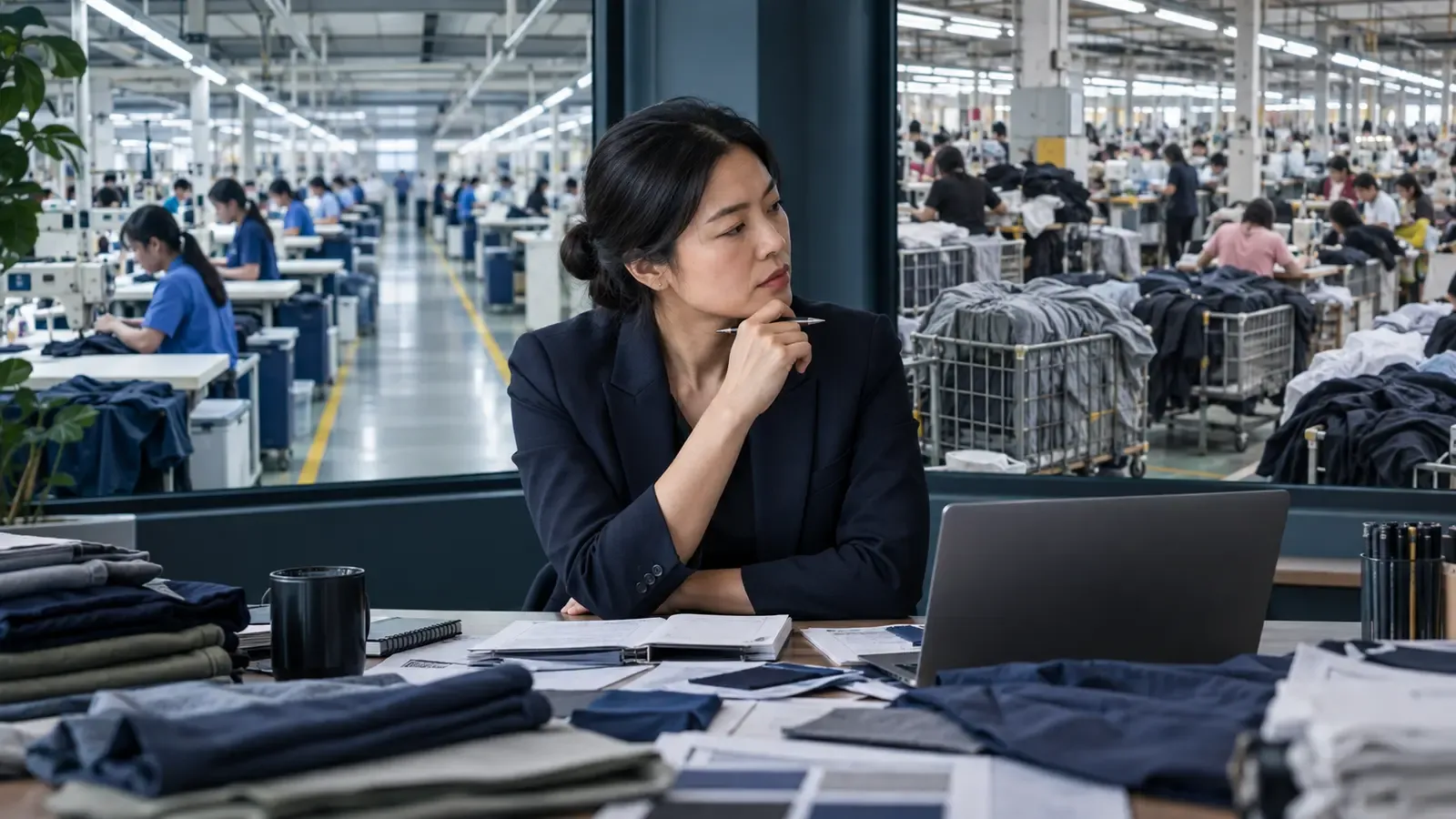 A regional apparel operations director comparing a flowing factory with a congested production floor