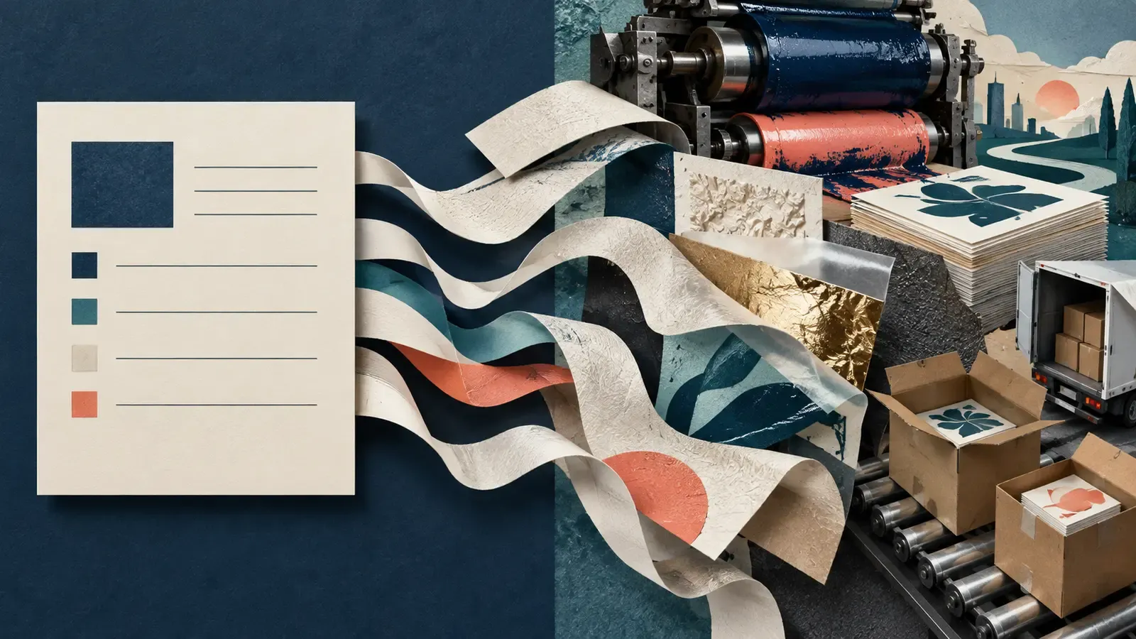 A precise print quotation beside changing paper ink finishing and delivery requirements